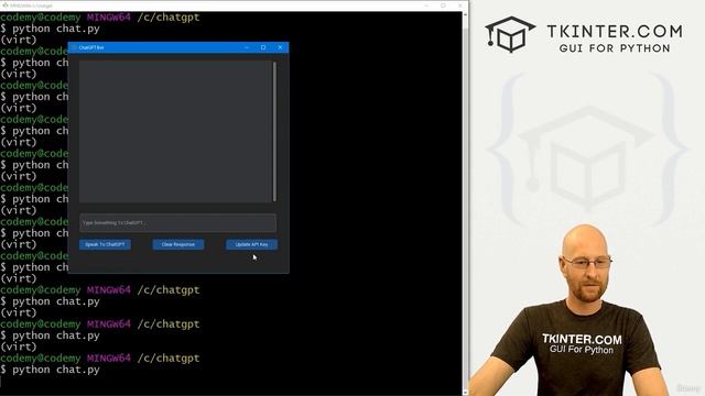 Paid Udemy Course - Creating own ChatGPT A.I. Bot With Tkinter Python смотреть онлайн