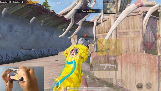 1vs4 failed ? iphone 14 pro max 5 finger handcam | PUBG MOBILE смотреть онлайн