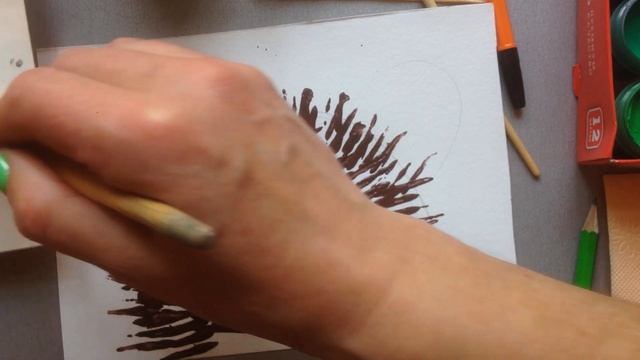 Мишка. Рисуем вилкой! смотреть онлайн