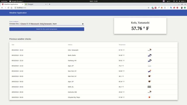 Weather Application with OpenAPI - Angular/Flask смотреть онлайн