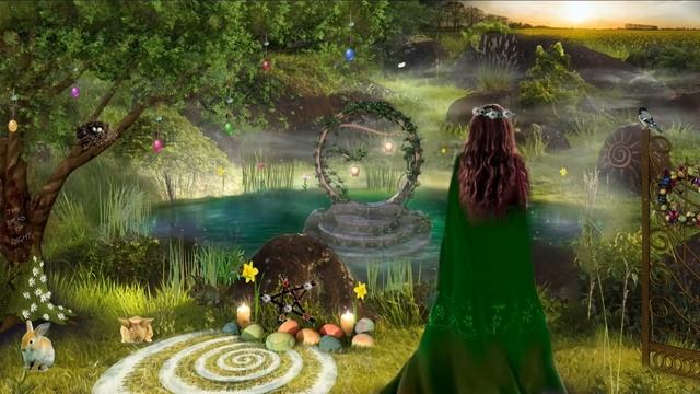 Rebirth and Life Ambience ???? | Ostara | Spring Equinox | A Witch's Ritual смотреть онлайн