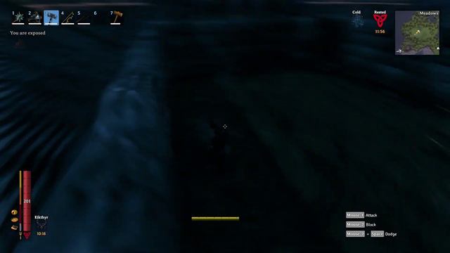 Valheim Blackmetal Atgeir vs Iron Sledgehammer Comparison AOE agains 100 Draugr смотреть онлайн