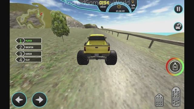 Monster Truck Racing - 4x4 Offroad Rally Racer 3D Android Gameplay смотреть онлайн