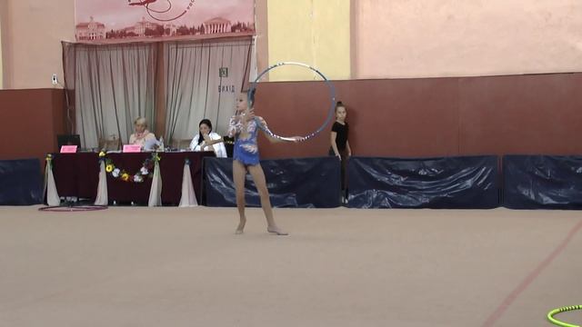 Корчинська Діана (обруч) 03.10.2015 Художественная гимнастика. Чемпионат Черниговской области
