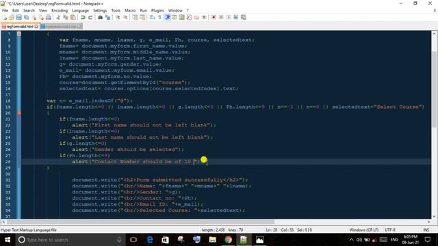 How to create Registration form with validation using JavaScript | Form Validation смотреть онлайн