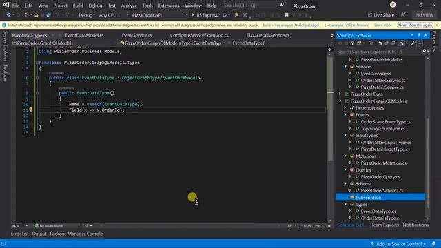 Subscription: Create | Part - 30 | Creating GraphQL APIs with ASP.Net Core for Absolute Beginners смотреть онлайн