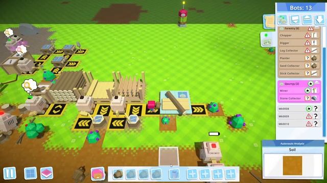 Autonauts Tutorials #4: Automating; Mining, Tools Crafting, and Charger Bots смотреть онлайн