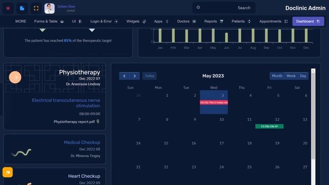 Doclinic Admin - Medical Bootstrap 5 Dashboard With WebApp Template смотреть онлайн