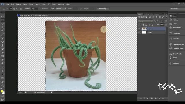 16 Photoshop - Easily Trim Image смотреть онлайн