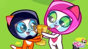 Super Kittens Secret Room Under the Bed || Angel VS Devil || Purr-Purr Stories for Kids