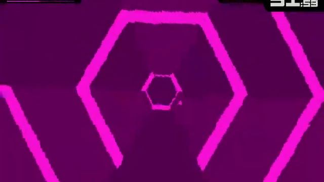 Super Hexagon - Прохождение уровня 3 (HARDEST)