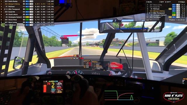 iRacing NASCAR Toyota Tundra (Road N' Plate League "Long Run" Practice @Montreal) смотреть онлайн