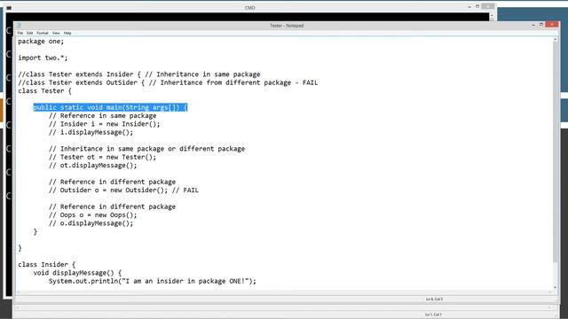 Learn Java Programming - Default, aka Package-Private Access, Applied to a Class смотреть онлайн