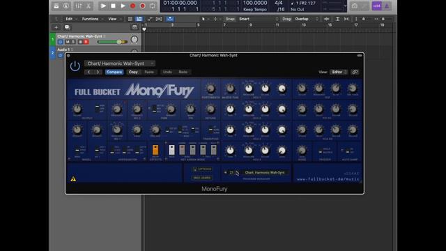 FREE VST/AU Synthesizer: Full Bucket Music Mono/Fury - Free Software Korg Mono Poly Plugin