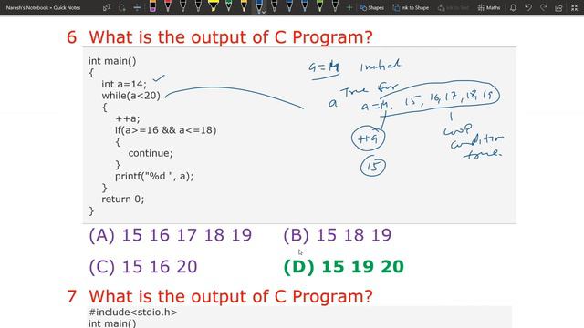 MCQ's on Continue Statement in C Language | PART - 2 смотреть онлайн