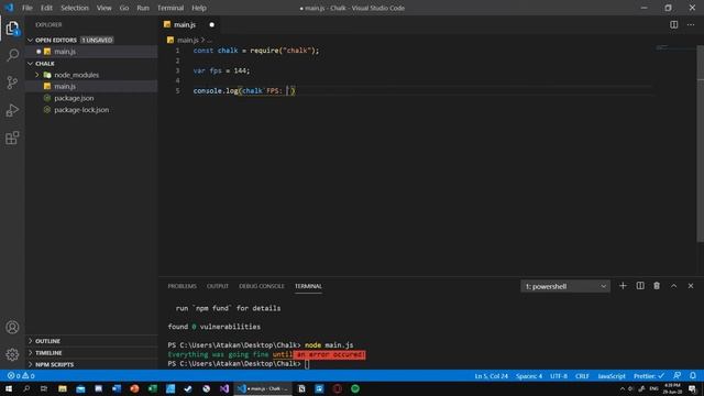 How To Use NPM Modules Chalk and Log-Update in Node.js смотреть онлайн