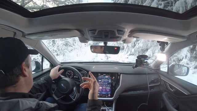 Subaru X-Mode Winter Snow Test - Outback Onyx XT смотреть онлайн