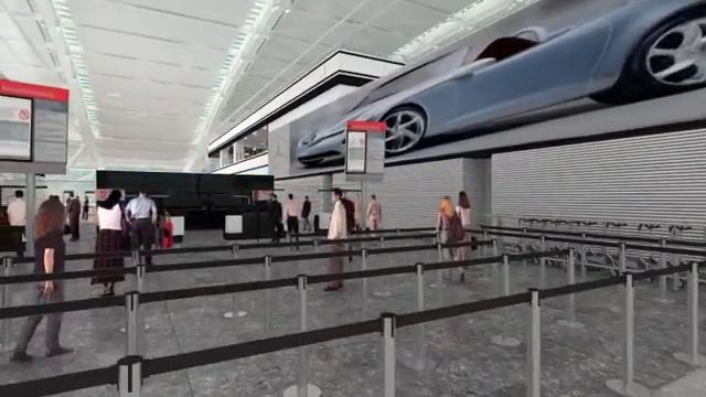 London Heathrow Terminal 5 virtual tour смотреть онлайн