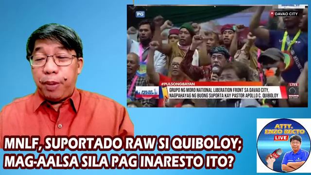MNLF, SUPORTADO RAW SI QUIBOLOY; MAG-AALSA SILA PAG INARESTO ITO? смотреть онлайн