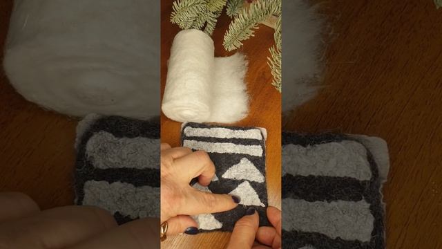 Декор из льняной ваты