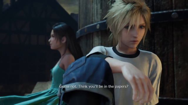 FINAL FANTASY VII REMAKE - Tifa and Cloud Water Tower Scene смотреть онлайн