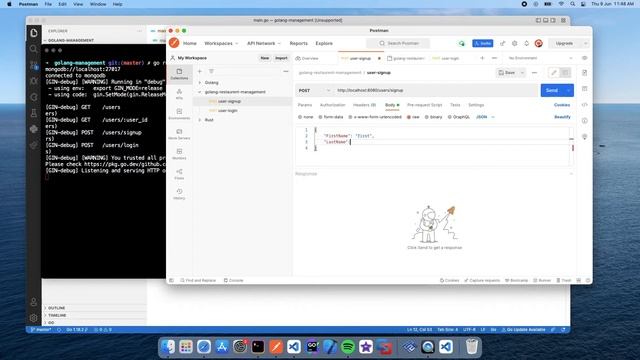 Golang Restaurent Management Api: Hitting The Server ? смотреть онлайн