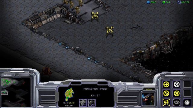 StarCraft Remastered Protoss 04 The Hunt for Tassadar Wracks Plays смотреть онлайн