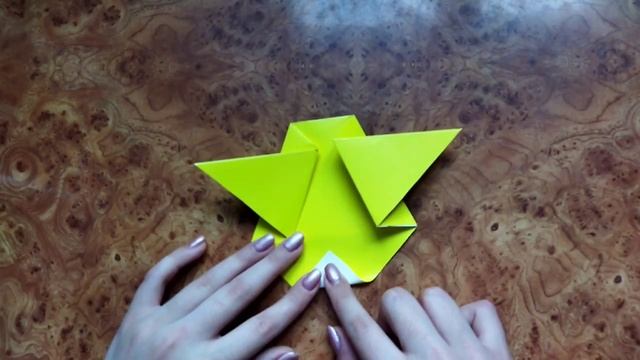 Поделка на Пасху. Цыпленок - оригами//Origami chicken for Easter. смотреть онлайн