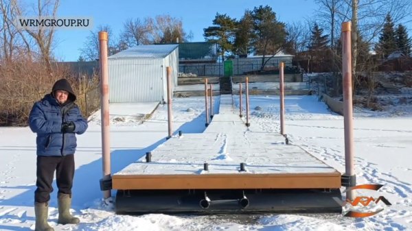 Сваи в деле / понтон на сваях. WRM #wrm #винтовыесваи #сваи #понтоннасваях #понтонврм #понтоныврм