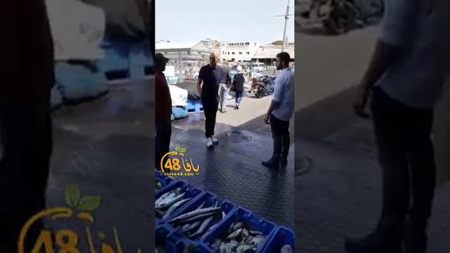 ماذا يفعل رئيس الوزراء الاسبق "اولمرت" في ميناء يافا ؟! смотреть онлайн