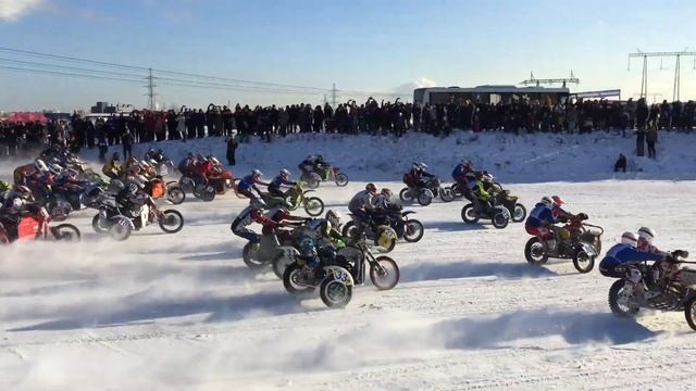 Чкаловский мотокросс 2020 старт мотоциклы с колясками. смотреть онлайн