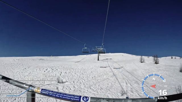 4-CLD Le Buse - Laresei | Falcade | SkiArea 3 Valli | GoPro TimeLapse 2K with GPS Data смотреть онлайн