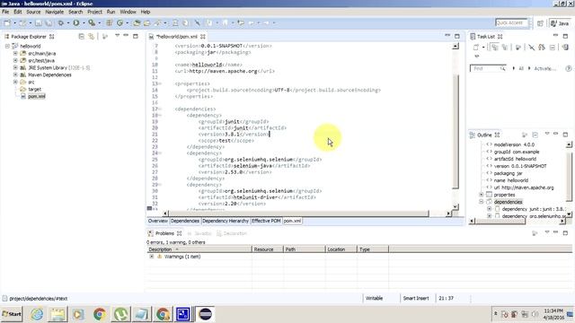 Selenium Java Webdriver - first demo смотреть онлайн