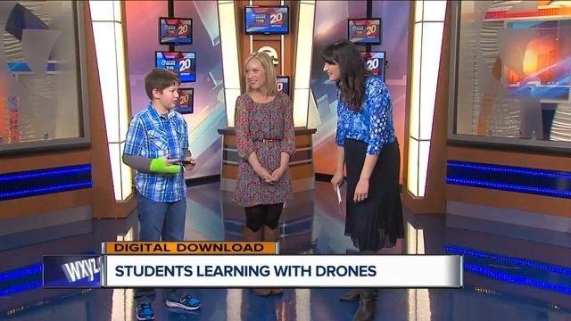 Students learning to code with drones смотреть онлайн