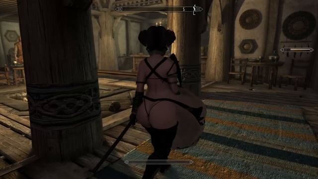 Skyrim Little Ninja Ate Her Ninja Friend(Vore Belly Shape TEST) смотреть онлайн