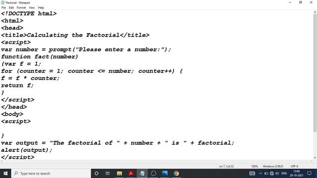 Sum of N Natural Numbers | Java Script User-defined function | Calculation of factorial. смотреть онлайн
