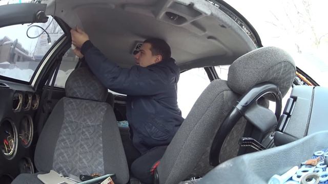 чёрный потолок от приоры на ваз 2110 / своими руками смотреть онлайн