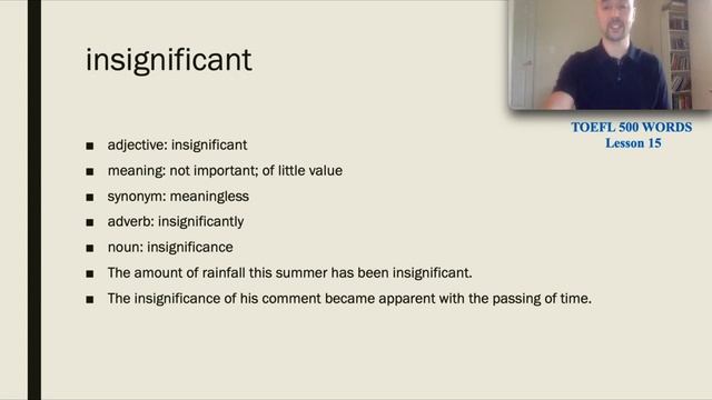 TOEFL WORDS LESSON 15 توفىل سۆزلۈك 15- دەرس смотреть онлайн