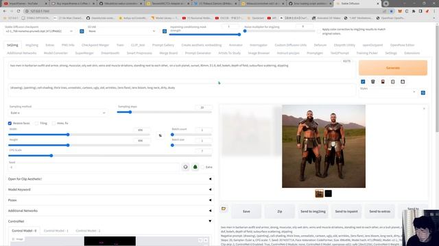 New 2.1 ControlNET + T2i Style Transfer смотреть онлайн