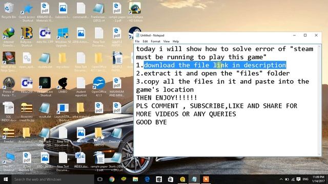 how to fix "steam must be running to play this game (steamapi_init()failed)"100% genuine смотреть онлайн