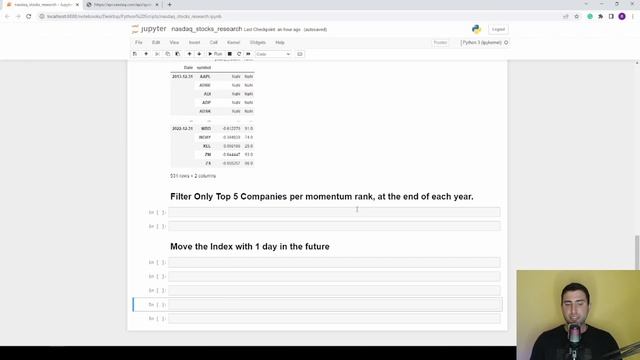 Momentum Trading Strategy with Python! Algorithmic Trading & Stock Market Investing Tutorials! смотреть онлайн