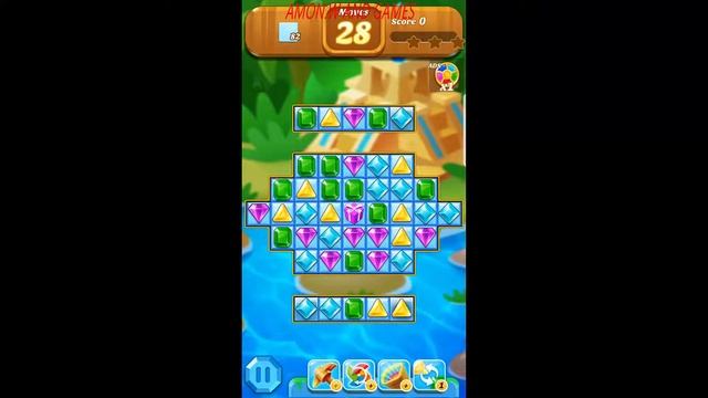 Jewel & Gems Mania 2020 - Match In Temple & Jungle. Levels 30-34 смотреть онлайн