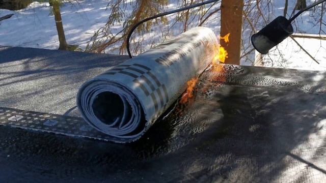 Монтаж битумного рулонного кровельного покрытия. ООО "Высотные работы" смотреть онлайн