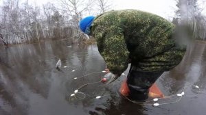 Огромная Щука!!! Рыбалка на Сети.