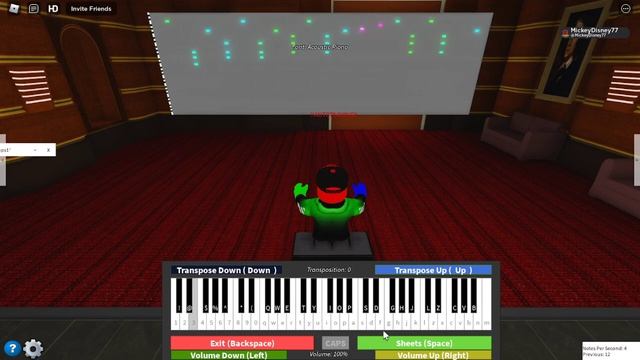 Playing Rush E On The Roblox Piano! смотреть онлайн