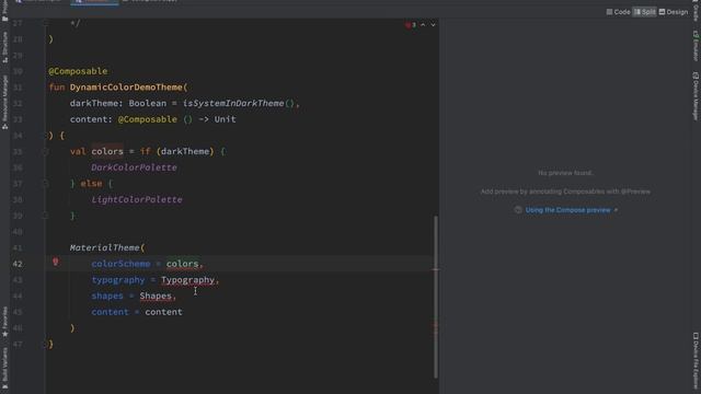 Implementing Dynamic Theme Color of Material 3 using Jetpack Compose | #Androidtutorial смотреть онлайн