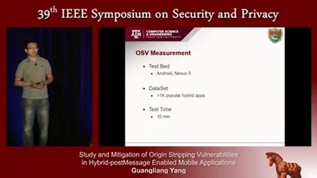 Study and Mitigation of Origin Stripping Vulnerabilities in Hybrid-postMessage Enabled Mobile Apps смотреть онлайн