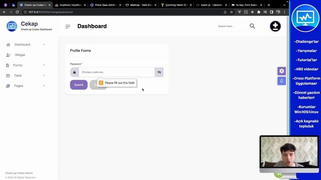 Change Password Ekran Tasarımı - Laravel Bootcamp смотреть онлайн