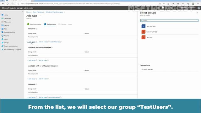 19. How to Add Web App Link to Windows Device with Microsoft Intune смотреть онлайн