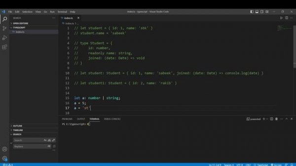 Introduction to union in TypeScript